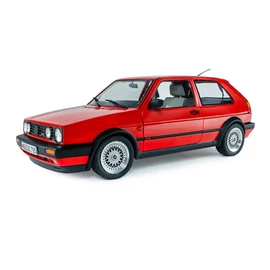 Volkswagen Golf 2 Gti G60 Mars piros 1989 modellautó 1:18