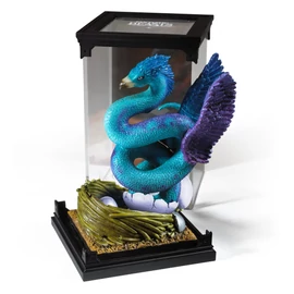 Legendás állatok tollas szárnyas és kígyótestű lény 'Fantastic Beasts Occamy' figura dioráma