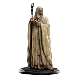 A Gyűrűk Ura The Lord of the Rings - Saruman The White vinyl figura 19 cm