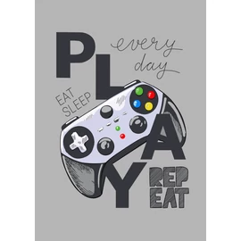 Gamer Player polár takaró 100x140cm