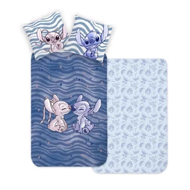 Disney Lilo és Stitch, A csillagkutya Wave gyerek, ovis ágyneműhuzat 100×135 cm, 40×60 cm