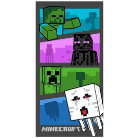 Minecraft Adventure Time fürdőlepedő, strand törölköző 70x140cm