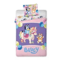 Bluey Magical Party gyerek, ovis ágyneműhuzat 100×135cm, 40×60 cm