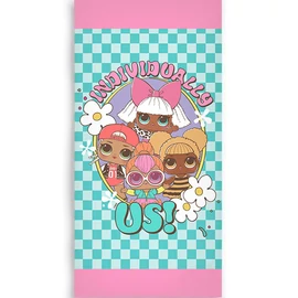LOL Surprise Individually fürdőlepedő, strand törölköző 70x140cm
