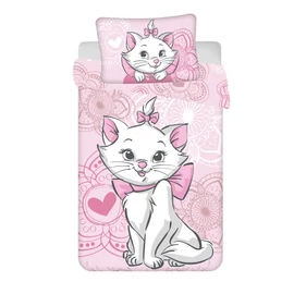 Disney Marie Aristocat gyerek, ovis ágyneműhuzat 100×135 cm, 40×60 cm