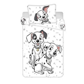 Disney 101 Kiskutya White gyerek, ovis ágyneműhuzat 100×135cm, 40×60 cm