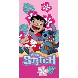Disney Lilo és Stitch, A csillagkutya Ukulele Time fürdőlepedő, strand törölköző 70x140 cm (Fast Dry)