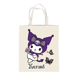 Hello Kitty Kuromi Butterfly vászontáska, bevásárlótáska 44 cm