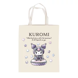 Hello Kitty Kuromi Diamond vászontáska, bevásárlótáska 44 cm