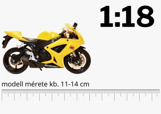 Motorkerékpár Shop 1:18
