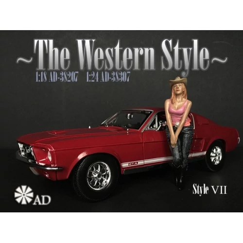 The western style 7 figura modell kiegészítő 1:18