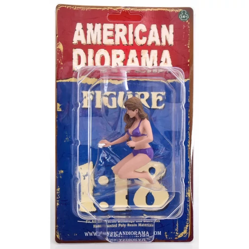 Car Wash Girl-Alisa figura modell 1:18