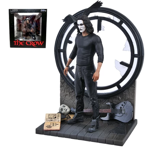 A holló figuraszobor The Crow Movie Gallery dioráma 25 cm