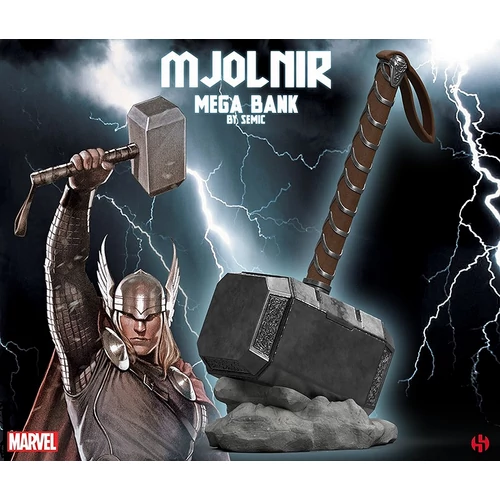 MARVEL THOR'S MJOLNIR "MEGA BANK" persely 28 cm