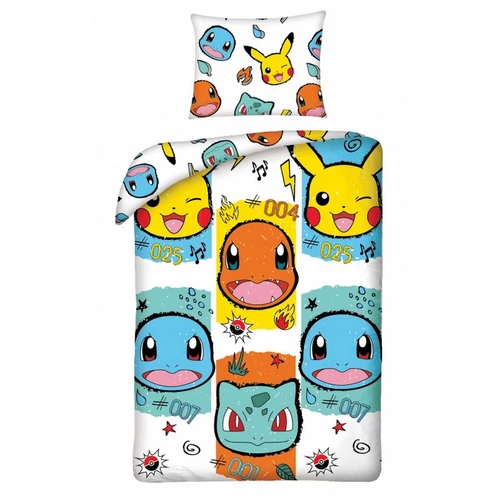 Pokémon 'Pokemon heads' ágyneműhuzat szett 140 x 200 + 70 x 90 cm