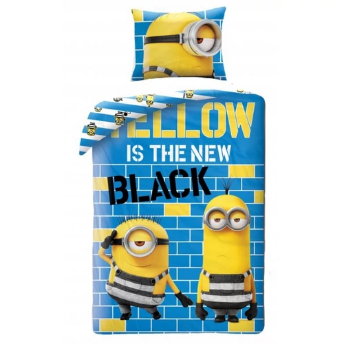 Minyonok 'Gru 3 yellow is the new black' ágyneműhuzat szett 140 x 200 + 70 x 90 cm