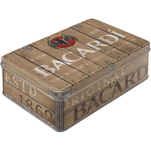 Bacardi fémdoboz "The World's Most Awarded Rum"