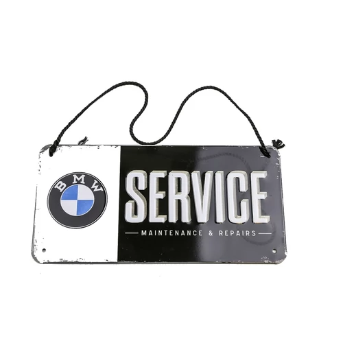 Bmw akasztós fém tábla "Service"