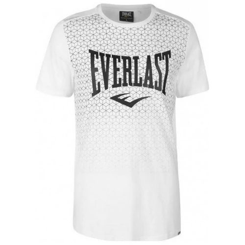 EVERLAST férfi póló, hálós, fehér-fekete
