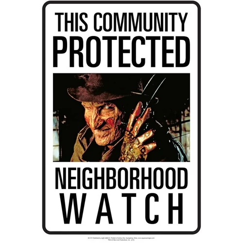FREDDY NEIGHBORHOOD WATCH fémplakát 20 x 29 