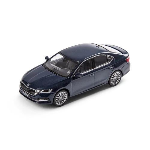 Skoda Octavia A8 Lava blue modell autó 1:43