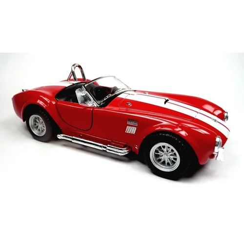 1965 Shelby Cobra 427 S/C piros hátrahúzós autó 1:32