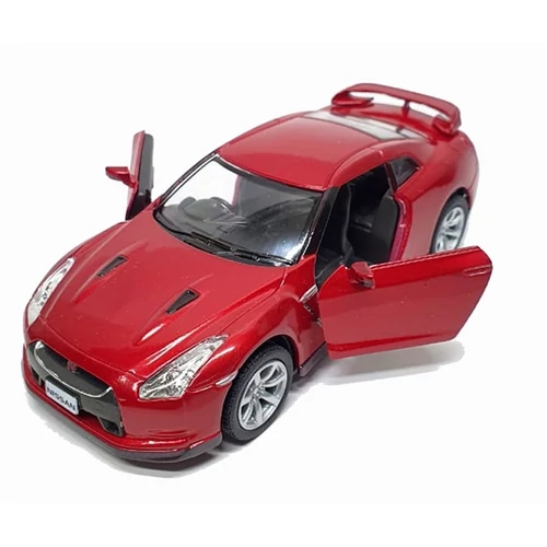  2009 Nissan GT-R R35 bordó hátrahúzós autó 1:36