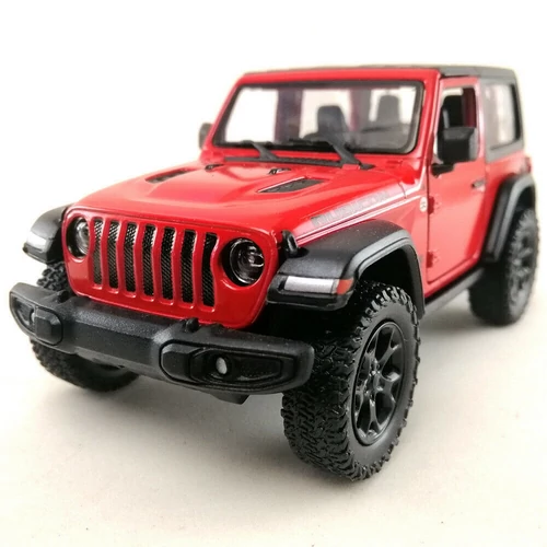 2018 Jeep Wrangler piros hátrahúzós autó 1:34