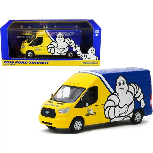 Ford Transit 2019 HIGH ROOF Michelin tires modell autó 1:43