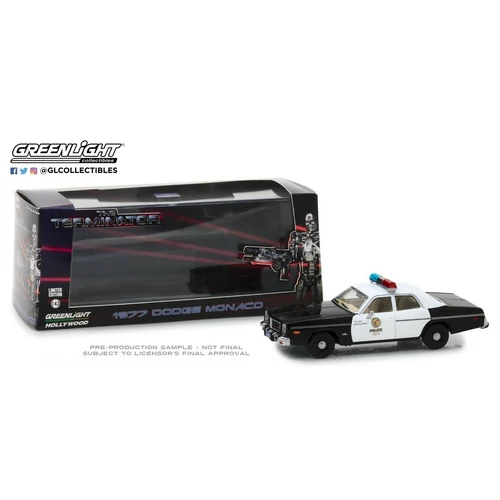 1977 Dodge Monaco Metropolitan Police The Terminator modell autó 1:43