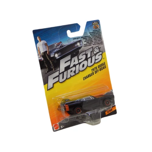 Fast & Furious 7 1970 Dodge Charger OFF-ROAD fekete 1:55