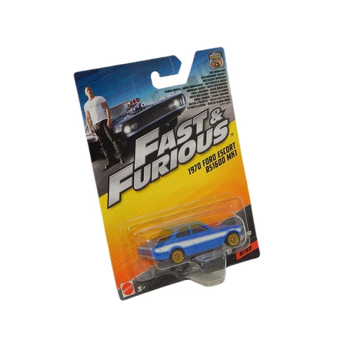 Fast & Furious 6 1970 Ford Escort RS1600 MK1 kék autó 1:55