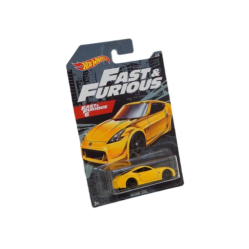 Fast & Furious 6 NISSAN 370Z sárga autó 1:64