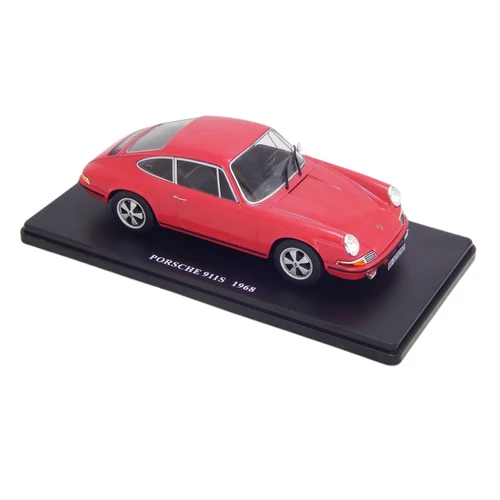 Porsche 911S 1968 pink modell autó 1:24