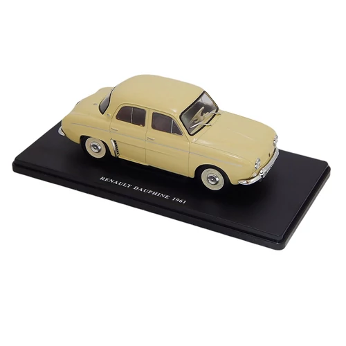 Renault Dauphine 1961 cream modell autó 1:24