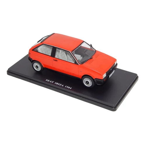 Seat Ibiza 1984 red modell autó 1:24