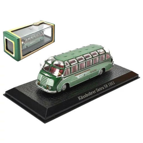 Kassbohrer Setra S8 1951 green modell autó 1:72