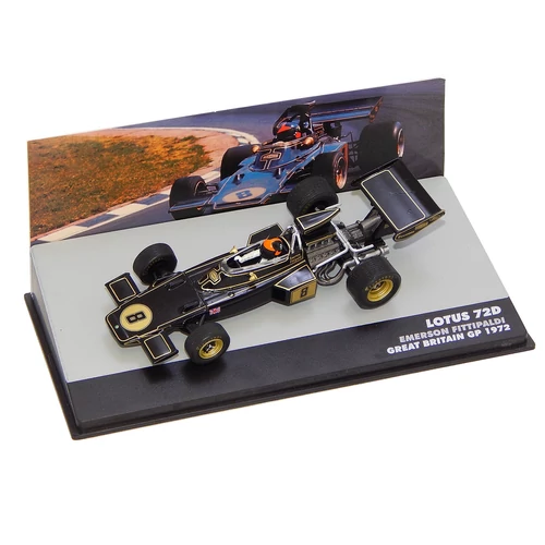 LOTUS 72D Emerson Fittipaldi #8 1972 modell autó 1:43