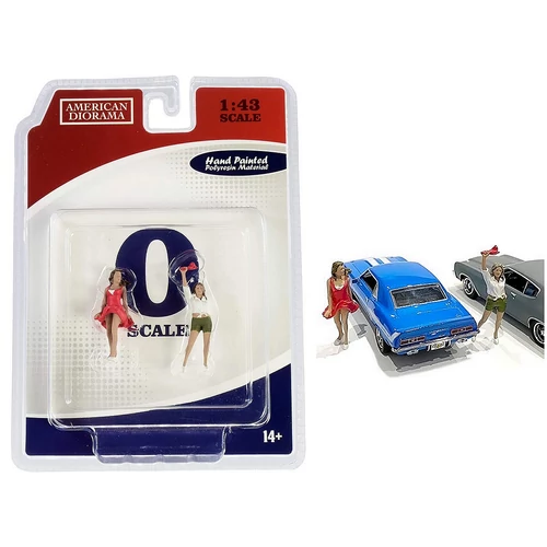 AMERICAN DIORAMA "70s Style Figure-Set IV" figura szett modell 1:43