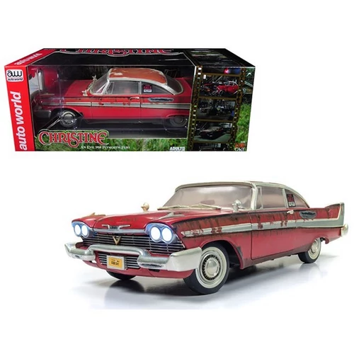 1958 PLYMOUTH FURY DIRTY VERSION "CHRISTINE" modell autó 1:18