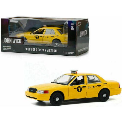 2008 FORD CROWN VICTORIA"JOHN WICK CHAPTER 2"modell autó 1:24