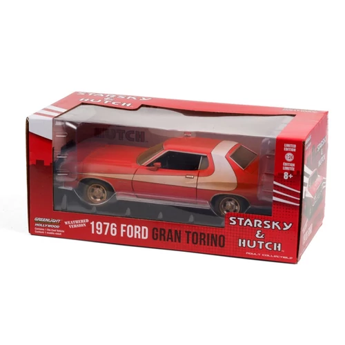 1976 Ford GRAN TORINO "STARSKY & HUTCH" weathered v. modell autó 1:24