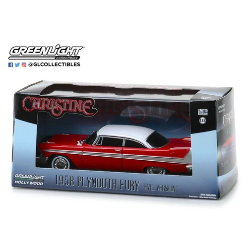 1958 PLYMOUTH FURY EVIL VERSION "CHRISTINE" modell autó 1:43