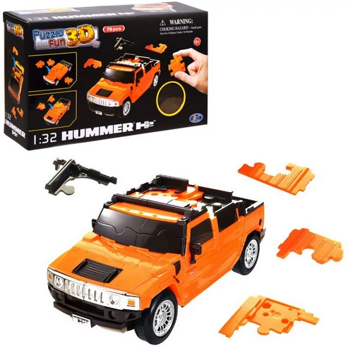 3D autós puzzle HUMMER H2 1:32 narancssárga