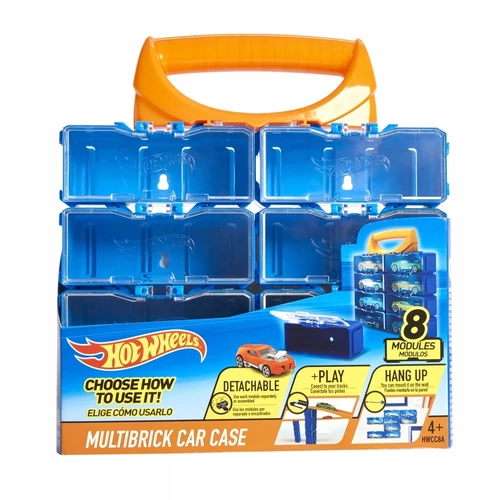 HOTWHEELS MULTIBRICK CAR CASE 8 modulos készlet