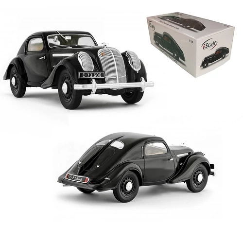 SKODA POPULAR MONTE CARLO black modell autó 1:18