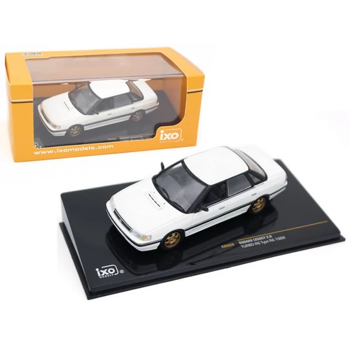 Subaru Legacy 2.0 Turbo RS Type RA1989 white modell autó 1:43