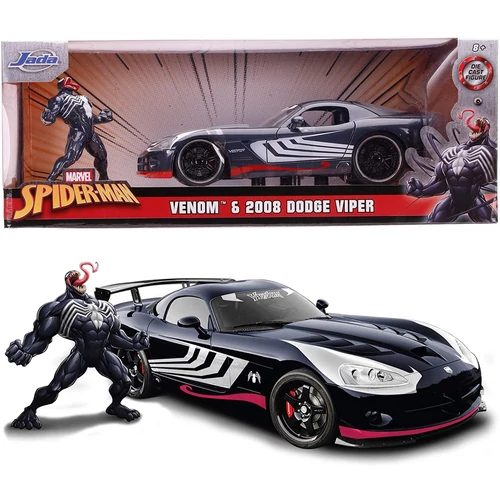Marvel Venom & Dodge Viper szett modell autó 1:24