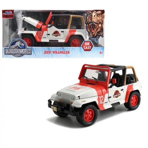 JP STAFF JEEP WRANGLER Jurassic World modell autó 1:24