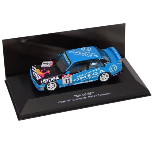 BMW M3 (E30) Will Hoy#11 (VL Motorsport) 1991 BTCC C. modell autó 1:43